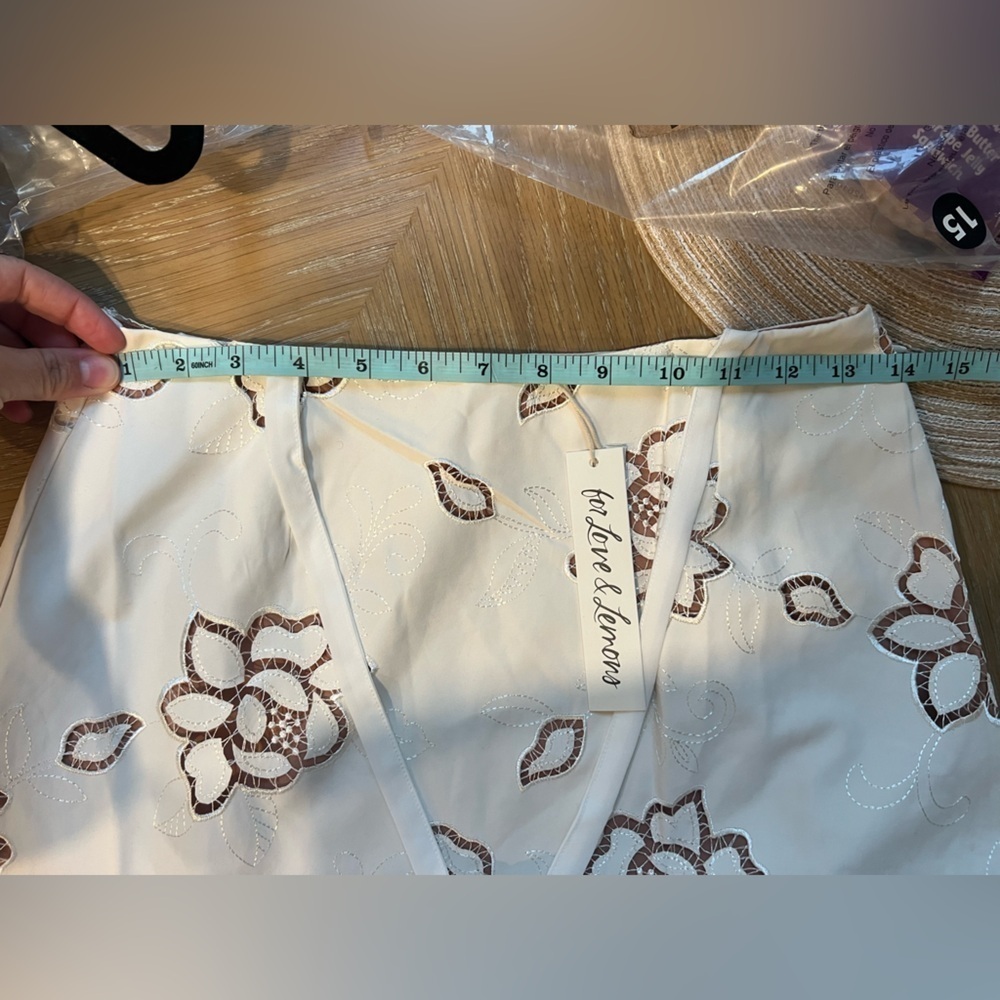 NWT For Love & Lemons - Jayne Bralette top & midi skirt set - size small - Picture 12 of 12